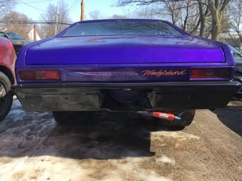 1970 Purple Chevrolet Nova 2 door sedan