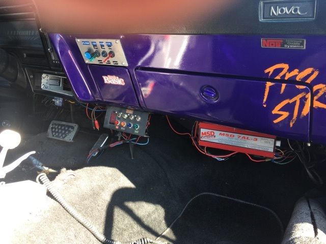 1970 Purple Chevrolet Nova 2 door sedan