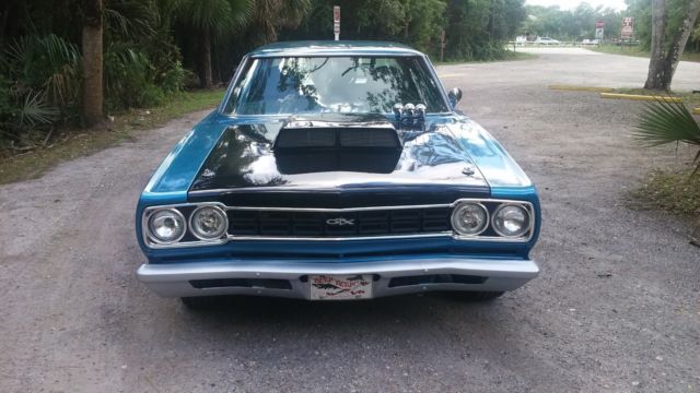 1955 Blue Chevrolet Bel Air/150/210 Sedan