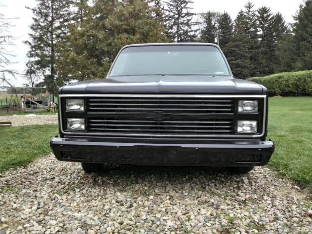 1982 Black Chevrolet C-10