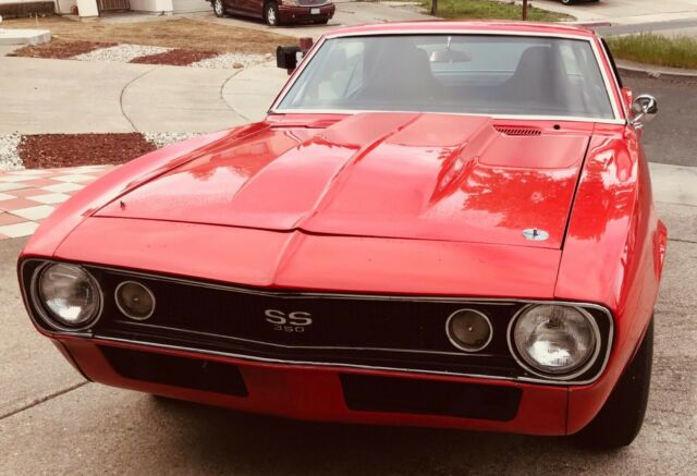 1967 Red Chevrolet Camaro