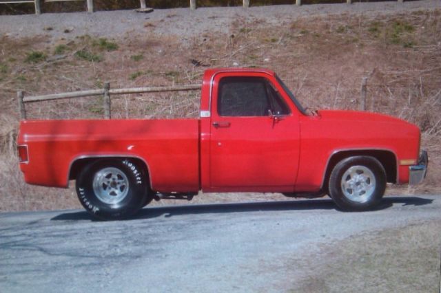 1983 Red Chevrolet C-10 Standard Cab Pickup
