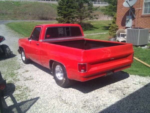 1983 Red Chevrolet C-10 Standard Cab Pickup