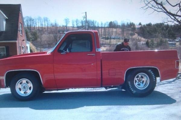 1983 Red Chevrolet C-10 Standard Cab Pickup