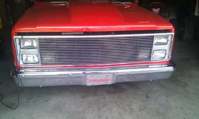 1983 Red Chevrolet C-10 Standard Cab Pickup