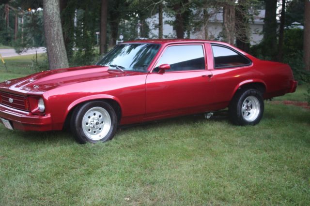 1978 red Chevrolet Nova Coupe