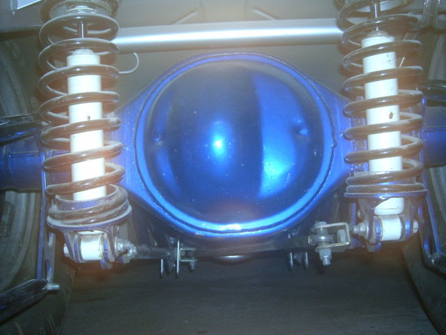 1965 blue/silver Ford Mustang Coupe