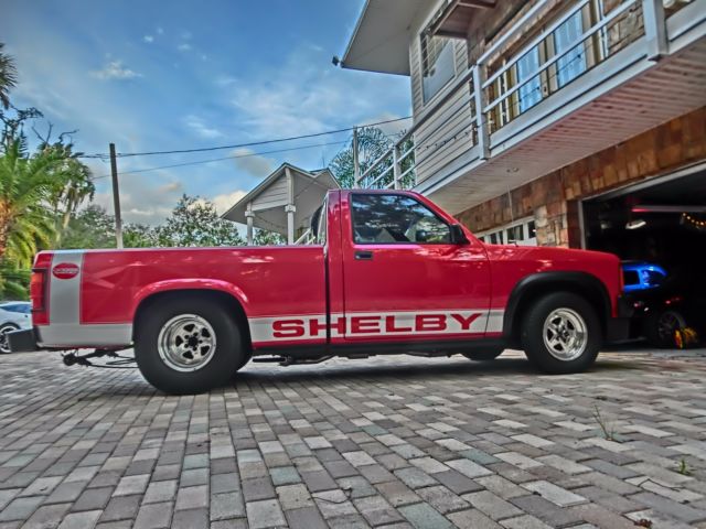 1989 Red Dodge Dakota