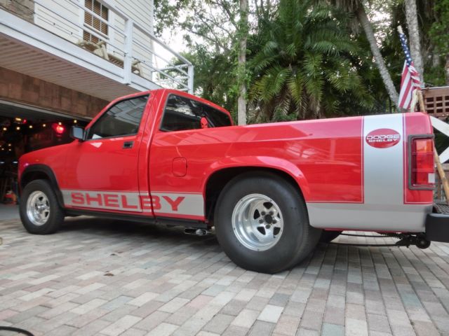 1989 Red Dodge Dakota