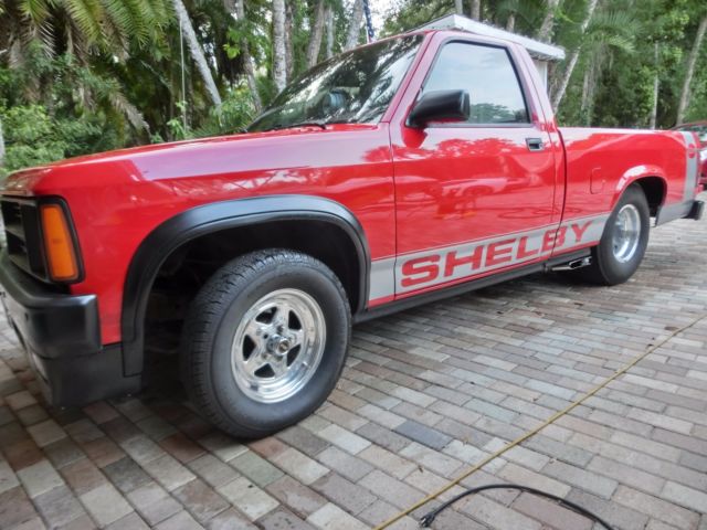 1989 Red Dodge Dakota