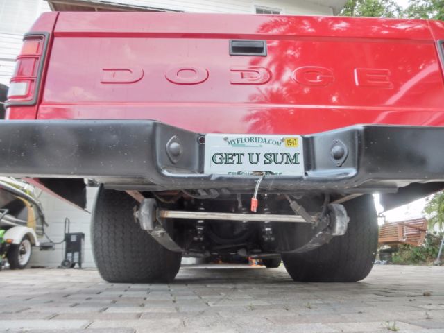 1989 Red Dodge Dakota
