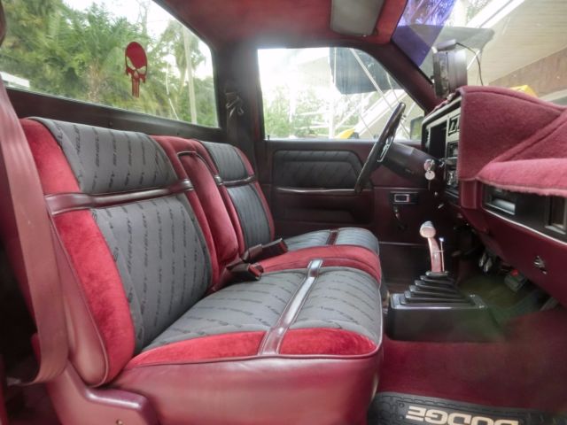 1989 Red Dodge Dakota