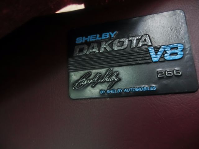 1989 Red Dodge Dakota