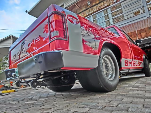 1989 Red Dodge Dakota