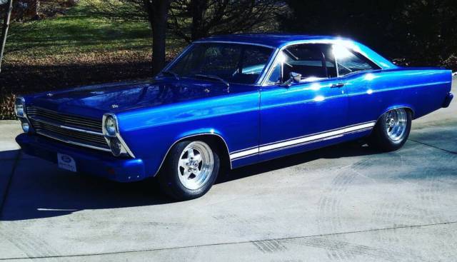 1966 Blue Ford Fairlane Coupe