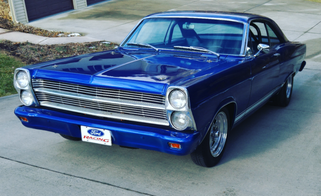 1966 Blue Ford Fairlane Coupe
