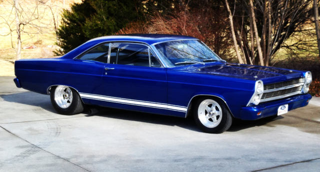 1966 Blue Ford Fairlane Coupe