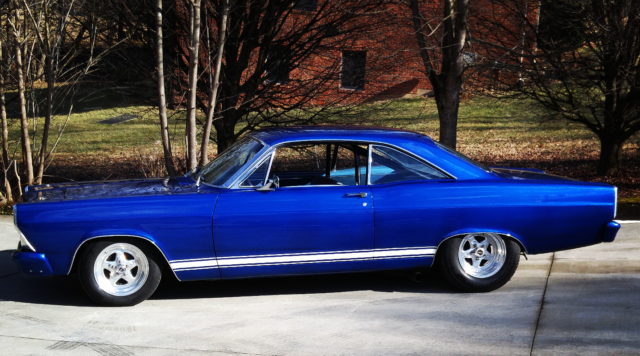 1966 Blue Ford Fairlane Coupe