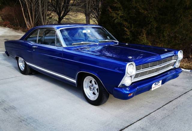 1966 Blue Ford Fairlane Coupe