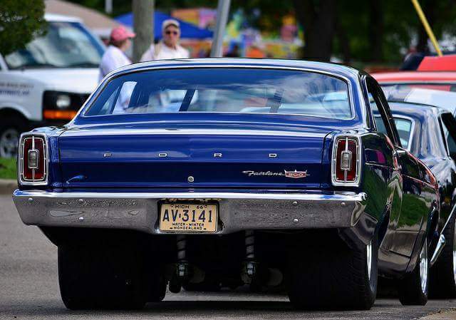 1966 Blue Ford Fairlane Coupe