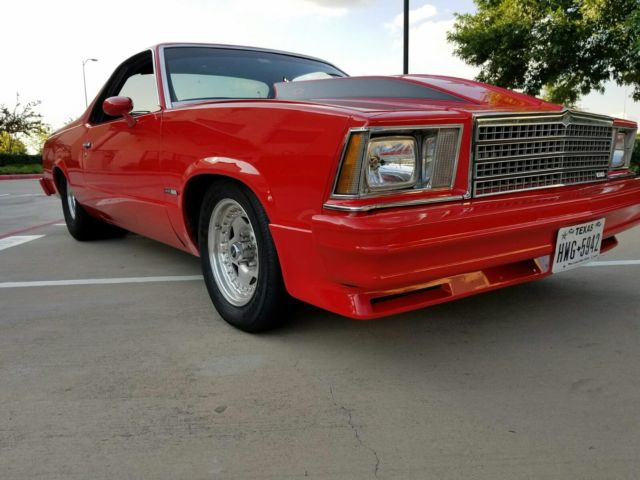 1979 Red Chevrolet El Camino