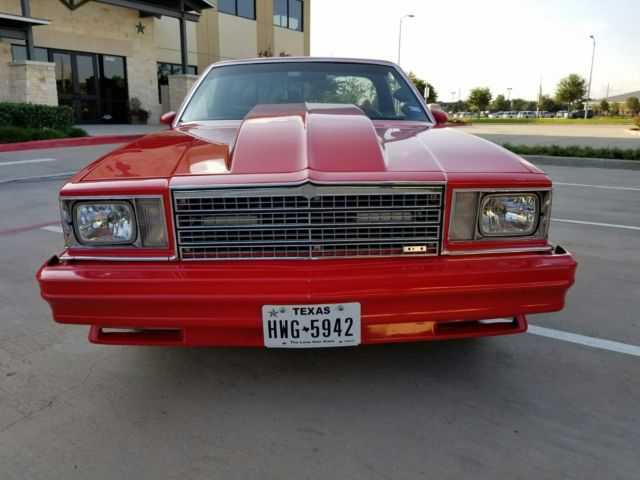 1979 Red Chevrolet El Camino