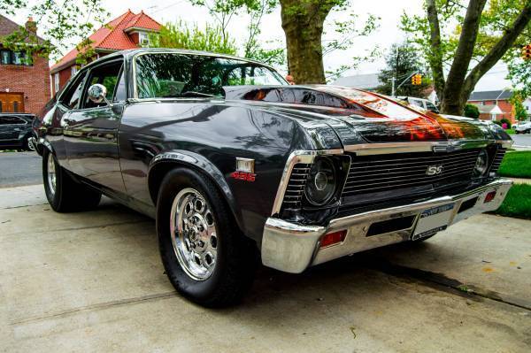 1969 Gray Chevrolet Nova Coupe