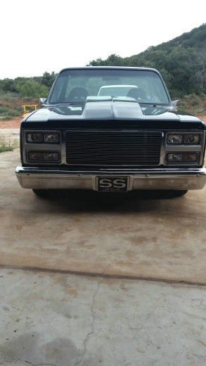 1982 Black Chevrolet Other Pickups short wide bed