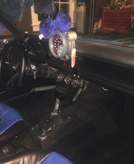 1971 Blue Ford maverick 2 dr