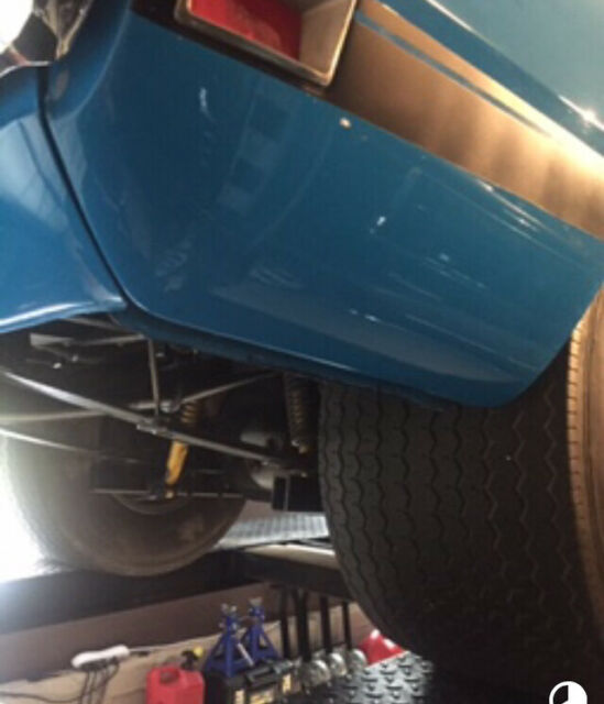 1971 Blue Ford maverick 2 dr