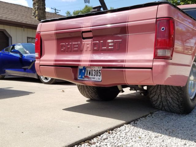 1986 TEA ROSE Chevrolet S-10 Standard Cab Pickup