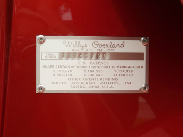 1941 PPG Pearl Orange Willys