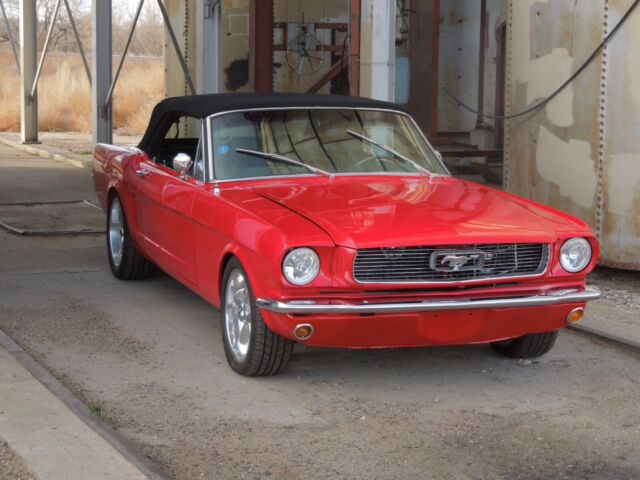 1966 Red Ford Mustang Convertible