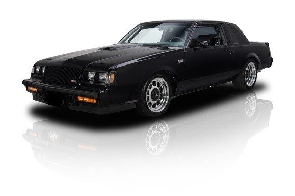 1987 Black Buick Grand National Coupe