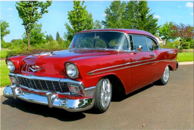 1956 Red Chevrolet Bel Air/150/210