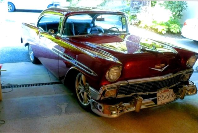 1956 Red Chevrolet Bel Air/150/210