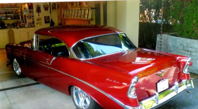 1956 Red Chevrolet Bel Air/150/210
