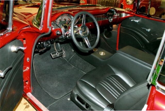 1956 Red Chevrolet Bel Air/150/210