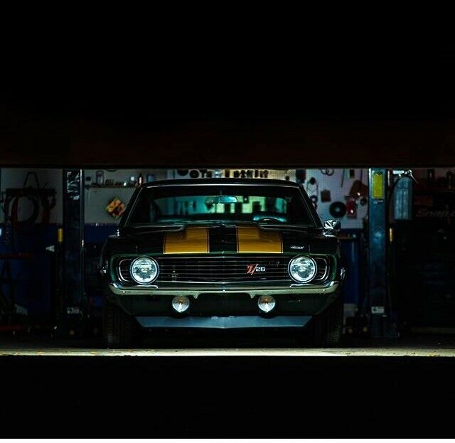 1969 Fathom green Chevrolet Camaro Coupe