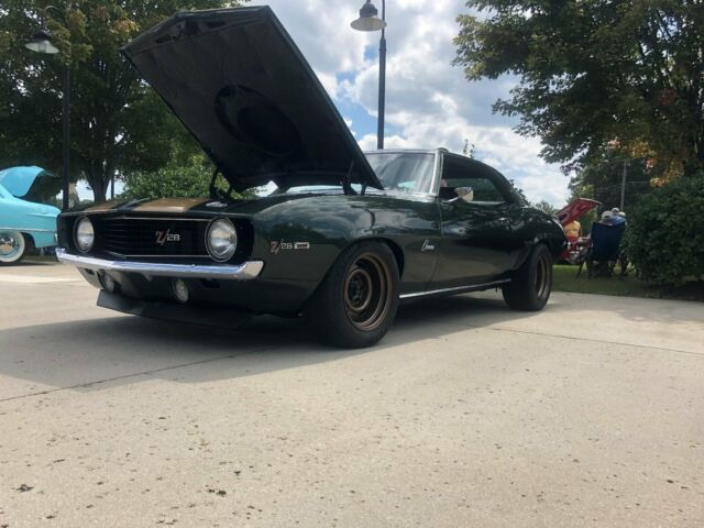 1969 Fathom green Chevrolet Camaro Coupe