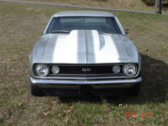 1967 Silver Chevrolet Camaro Coupe