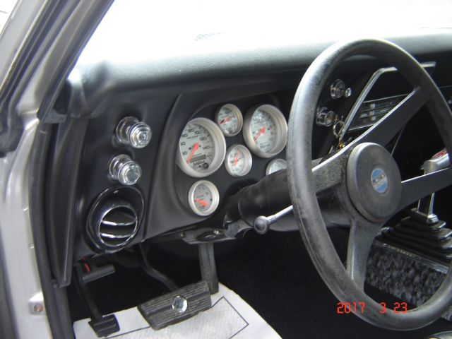 1967 Silver Chevrolet Camaro Coupe