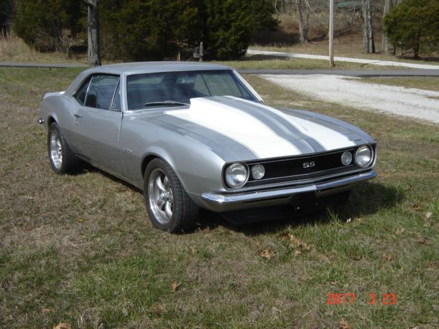 1967 Silver Chevrolet Camaro Coupe