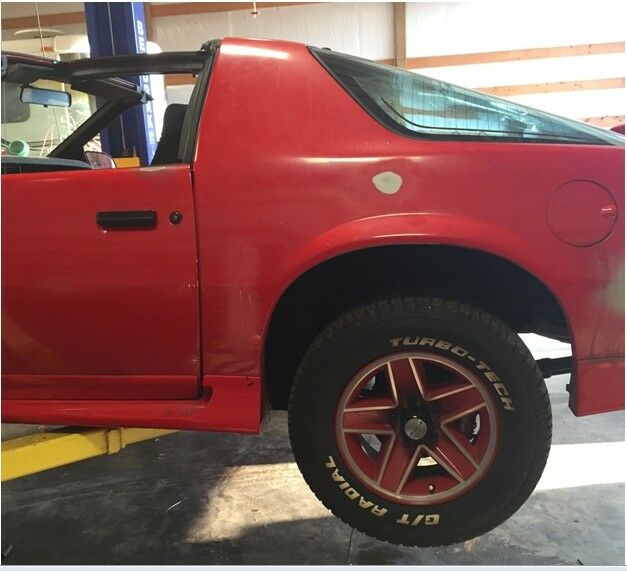 1986 Red primed Chevrolet Camaro Coupe