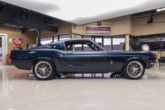 1967 Blue Ford Mustang