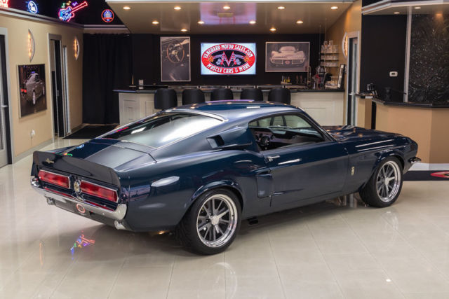1967 Blue Ford Mustang