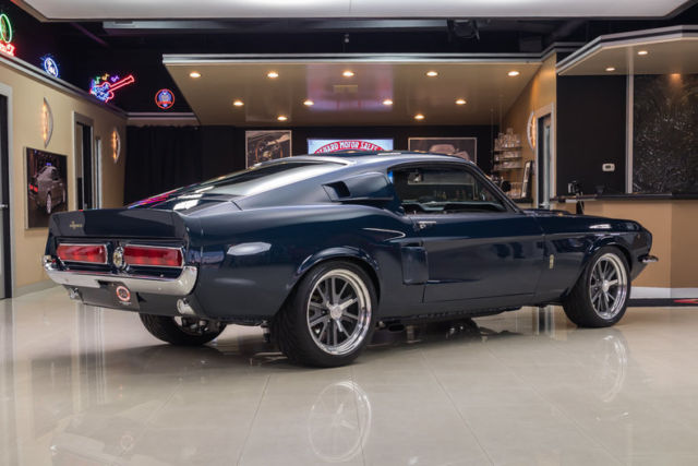 1967 Blue Ford Mustang