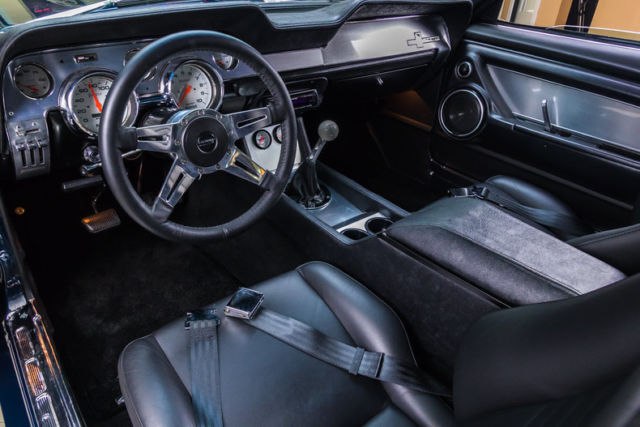 1967 Blue Ford Mustang