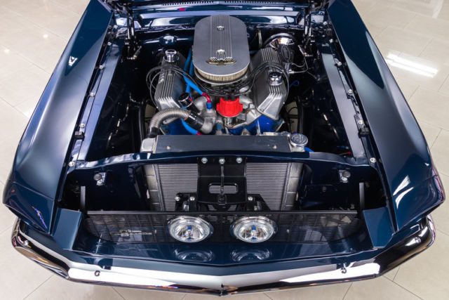 1967 Blue Ford Mustang