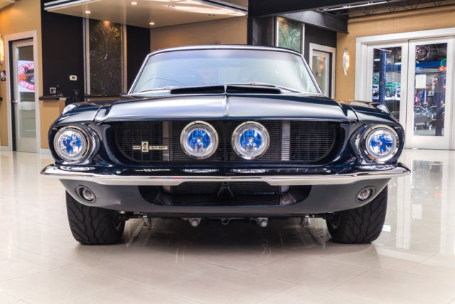1967 Blue Ford Mustang